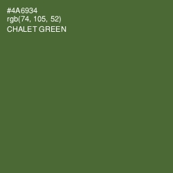 #4A6934 - Chalet Green Color Image