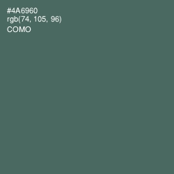 #4A6960 - Como Color Image