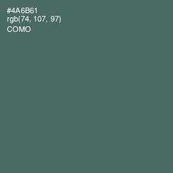 #4A6B61 - Como Color Image