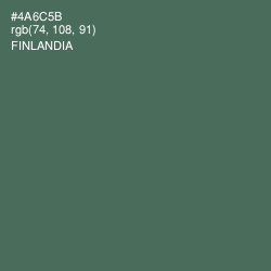 #4A6C5B - Finlandia Color Image