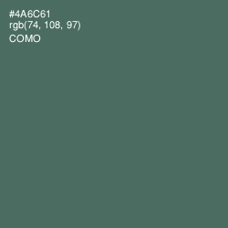 #4A6C61 - Como Color Image