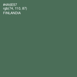 #4A6E57 - Finlandia Color Image