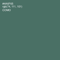 #4A6F65 - Como Color Image