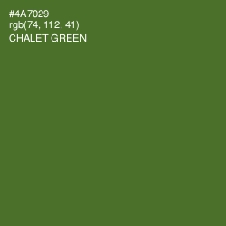 #4A7029 - Chalet Green Color Image