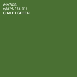 #4A7033 - Chalet Green Color Image