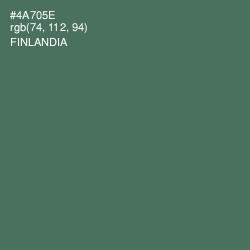 #4A705E - Finlandia Color Image