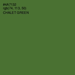 #4A7132 - Chalet Green Color Image