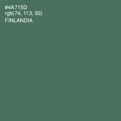 #4A715D - Finlandia Color Image