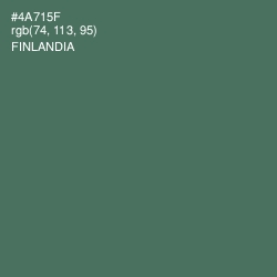 #4A715F - Finlandia Color Image