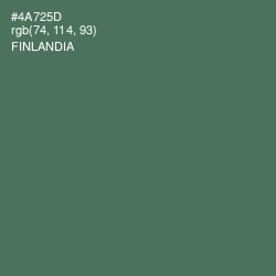 #4A725D - Finlandia Color Image