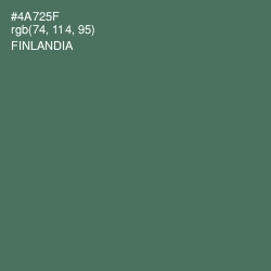 #4A725F - Finlandia Color Image