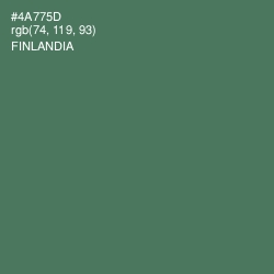 #4A775D - Finlandia Color Image