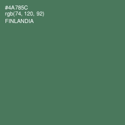 #4A785C - Finlandia Color Image