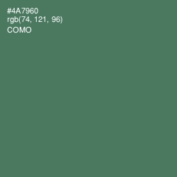 #4A7960 - Como Color Image