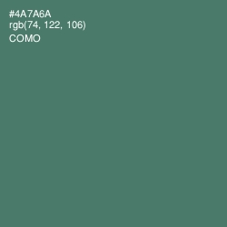#4A7A6A - Como Color Image