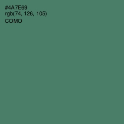 #4A7E69 - Como Color Image