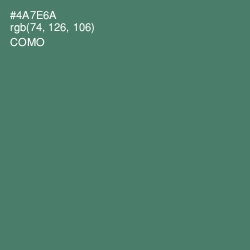 #4A7E6A - Como Color Image