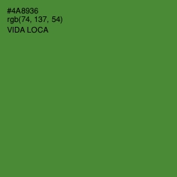 #4A8936 - Vida Loca Color Image