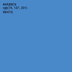 #4A89C9 - Havelock Blue Color Image