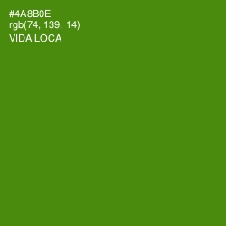 #4A8B0E - Vida Loca Color Image