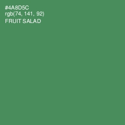 #4A8D5C - Fruit Salad Color Image