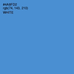 #4A8FD2 - Havelock Blue Color Image