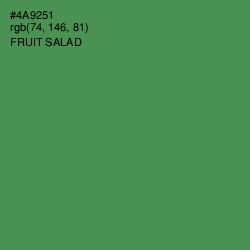 #4A9251 - Fruit Salad Color Image