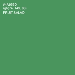 #4A955D - Fruit Salad Color Image