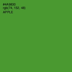 #4A9830 - Apple Color Image