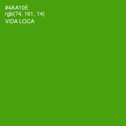 #4AA10E - Vida Loca Color Image