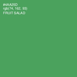 #4AA25D - Fruit Salad Color Image