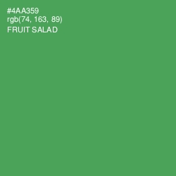 #4AA359 - Fruit Salad Color Image
