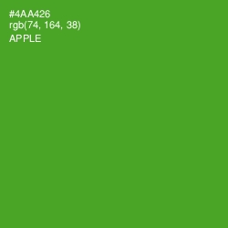 #4AA426 - Apple Color Image