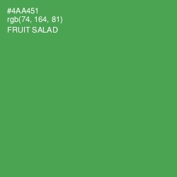 #4AA451 - Fruit Salad Color Image