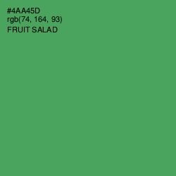 #4AA45D - Fruit Salad Color Image