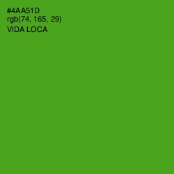 #4AA51D - Vida Loca Color Image