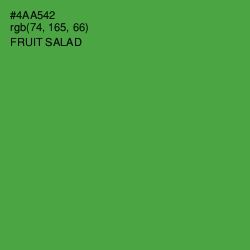 #4AA542 - Fruit Salad Color Image