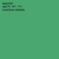 #4AA76F - Chateau Green Color Image