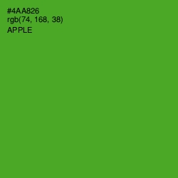 #4AA826 - Apple Color Image