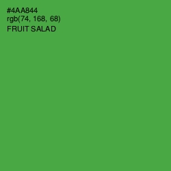 #4AA844 - Fruit Salad Color Image