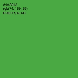 #4AA942 - Fruit Salad Color Image