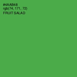 #4AAB48 - Fruit Salad Color Image