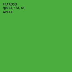 #4AAD3D - Apple Color Image