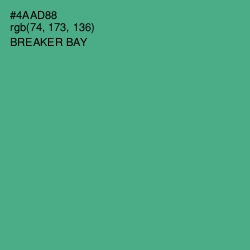 #4AAD88 - Breaker Bay Color Image
