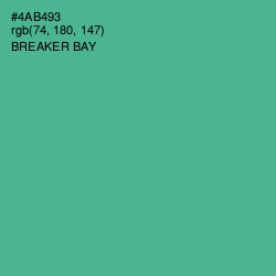 #4AB493 - Breaker Bay Color Image