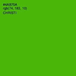 #4AB70A - Christi Color Image