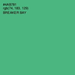 #4AB781 - Breaker Bay Color Image