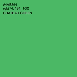 #4AB864 - Chateau Green Color Image