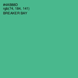 #4AB88D - Breaker Bay Color Image