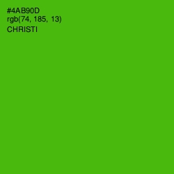 #4AB90D - Christi Color Image